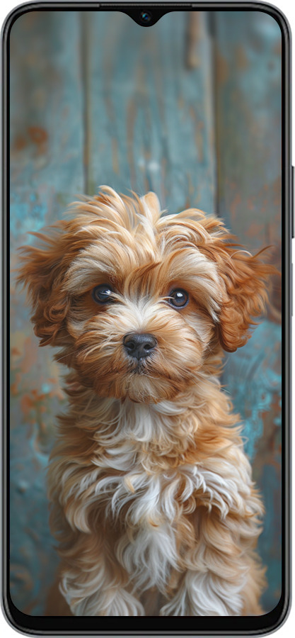 Силиконовый чехол Щенок мальтипу для Huawei honor X6 - 6157u-3341 изображение 