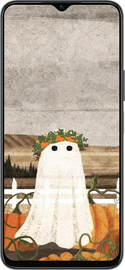 Силиконовый чехол Призрак для Huawei honor X6 - 6245u-3341 изображение 