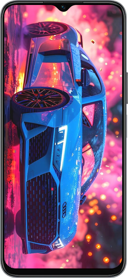 Силиконовый чехол Ауди для Huawei Honor X8 5G - 6286u-4149 изображение 