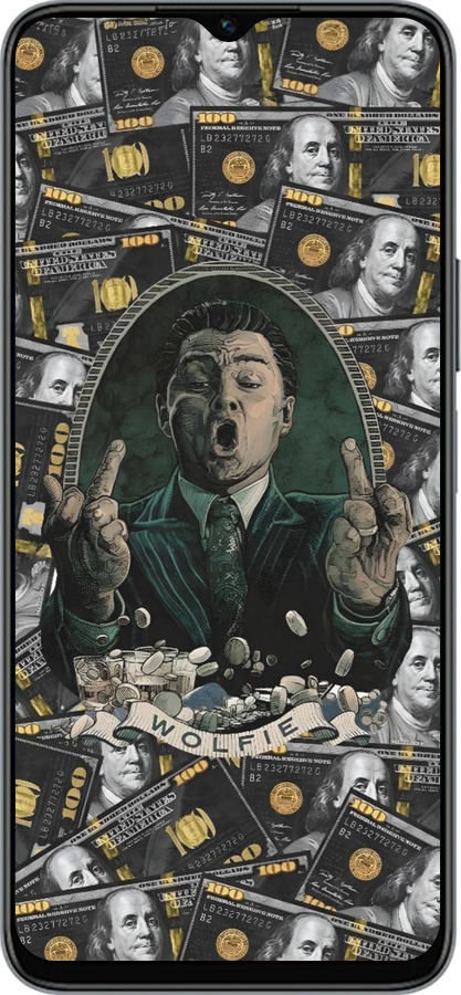 Силиконовый чехол Волк с валл стрит для Huawei honor X6 - 6287u-3341 изображение 