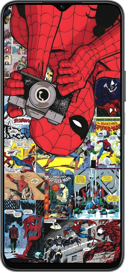 Силиконовый чехол Человек паук 2 для Huawei honor X6 - 6333u-3341 изображение 