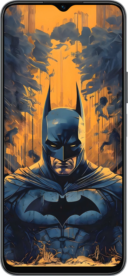 Силиконовый чехол Бэтмен для Huawei honor X6 - 6335u-3341 изображение 