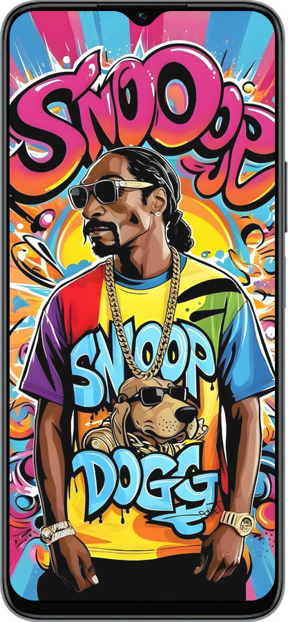 Силиконовый чехол Снуп дог для Huawei honor X6 - 6348u-3341 изображение 