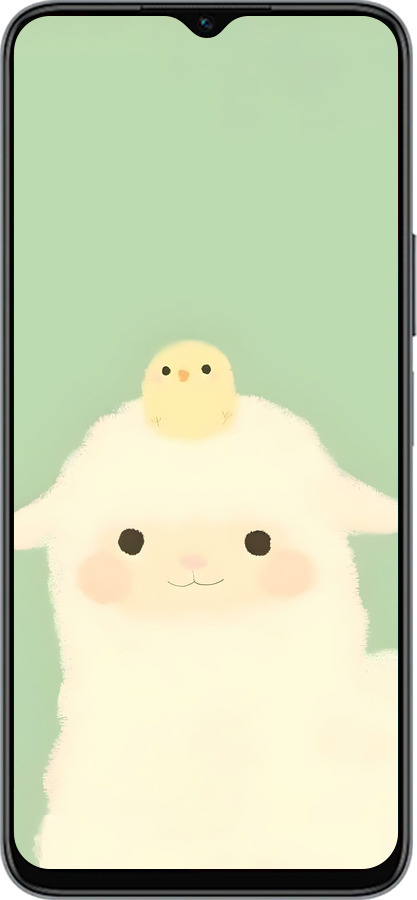 Силиконовый чехол Барашек и ципленок для Huawei honor X6 - 6369u-3341 изображение 