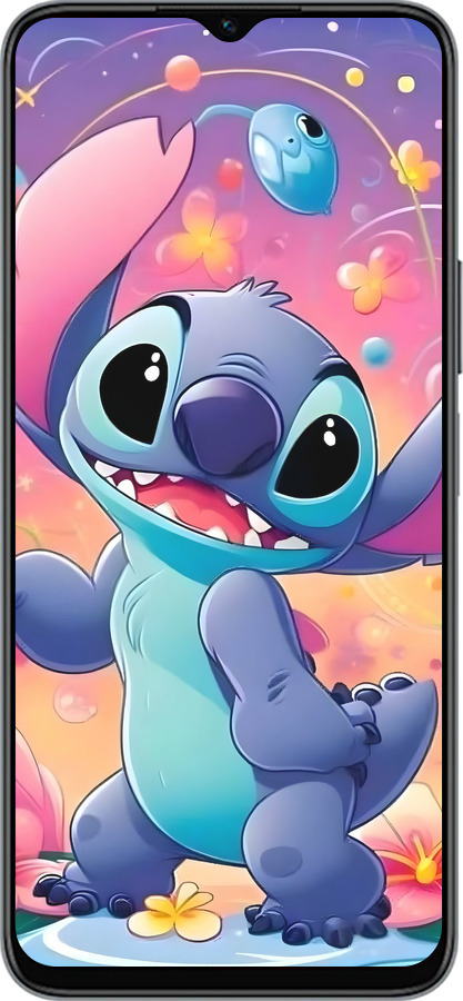 Силіконовий чехол Стич 2 для Huawei Honor X8 5G - 6371u-4149 изображение 