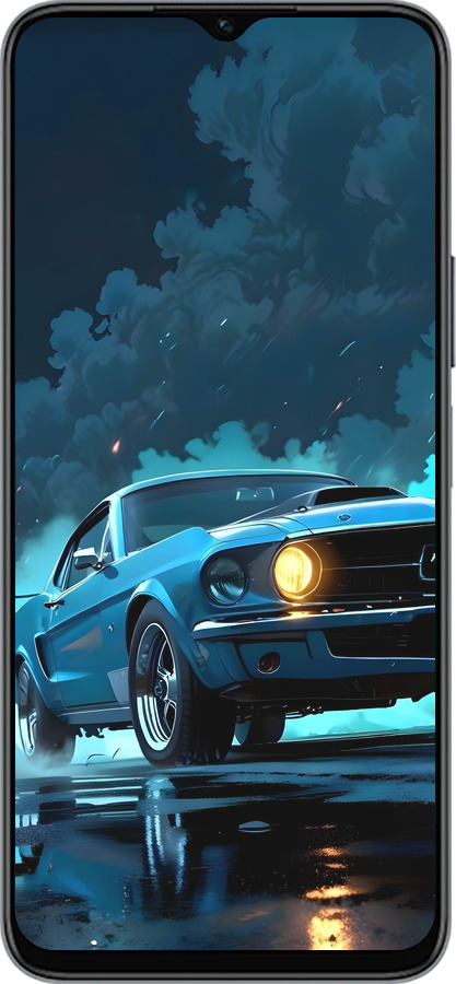 Силиконовый чехол Форд мустанг для Huawei honor X6 - 6374u-3341 изображение 