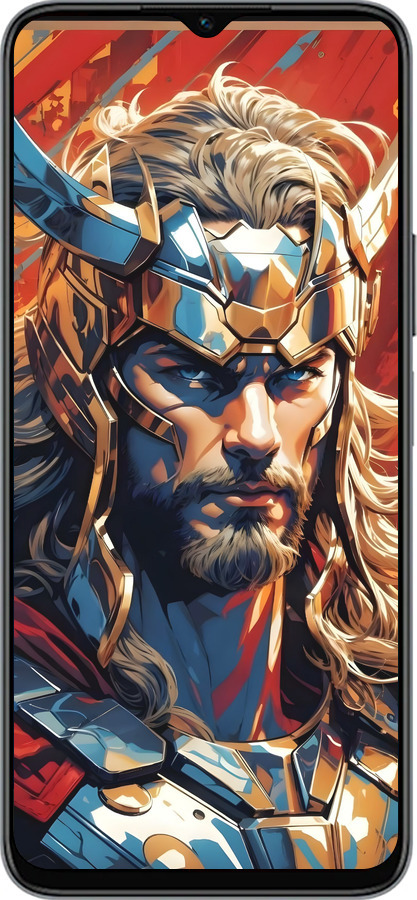 Силиконовый чехол Тор для Huawei Honor X8 5G - 6384u-4149 изображение 