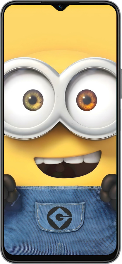 Силиконовый чехол Миньон для Huawei honor X6 - 6389u-3341 изображение 