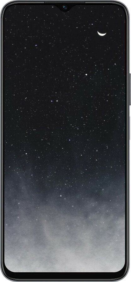 Силиконовый чехол Сині хмари, Синій місяць для Huawei honor X6 - 6396u-3341 изображение 