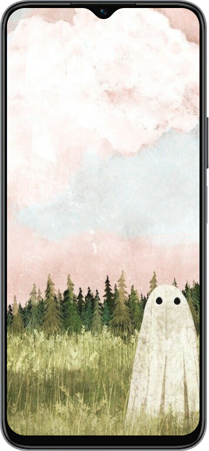 Силиконовый чехол Привидение для Huawei Honor X8 5G - 6401u-4149 изображение 