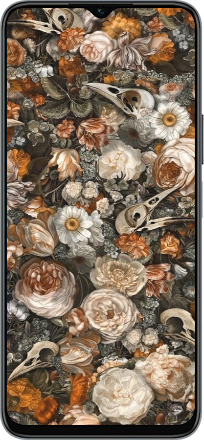 Силиконовый чехол В стиле барокко-мрачный для Huawei honor X6 - 6404u-3341 изображение 