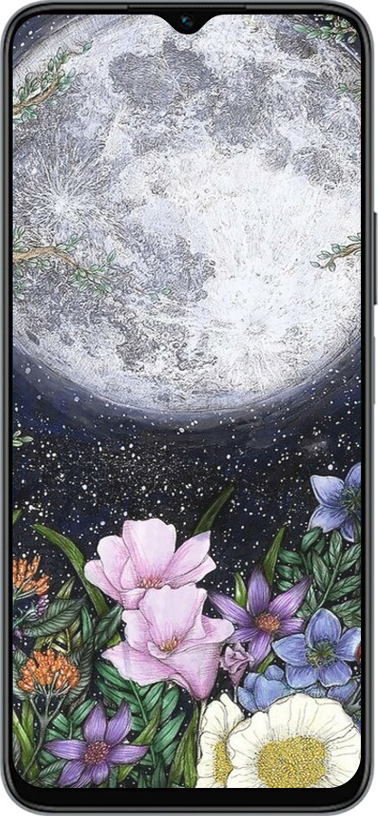 Силиконовый чехол Полночь в саду II для Huawei honor X6 - 6424u-3341 изображение 