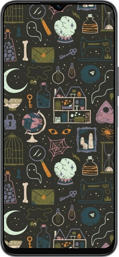Силиконовый чехол Колдовской принт для Huawei honor X6 - 6425u-3341 изображение 
