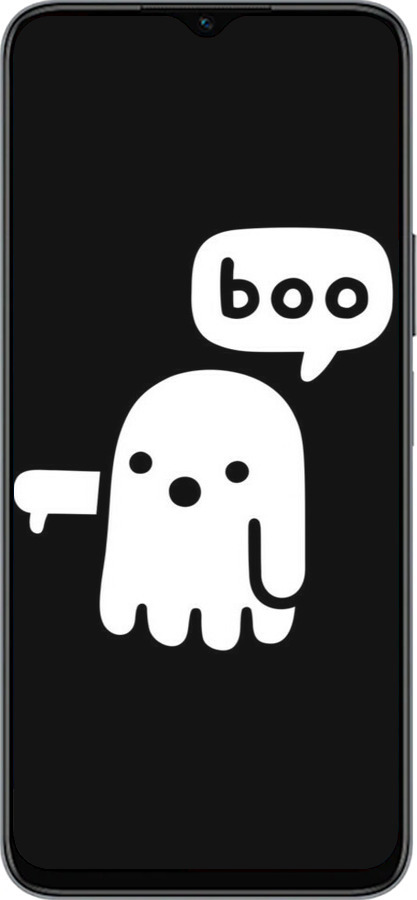 Силиконовый чехол Призрак Неодобрения для Huawei honor X6 - 6431u-3341 изображение 