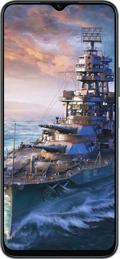 Силиконовый чехол Военный корабль, world of tanks, wargaming для Huawei honor X6 - 6461u-3341 изображение 