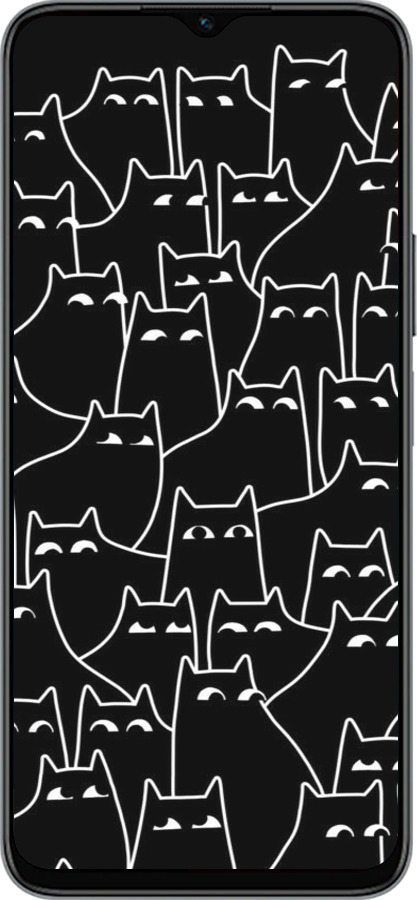 Силиконовый чехол С изображением кошек для Huawei honor X6 - 6470u-3341 изображение 