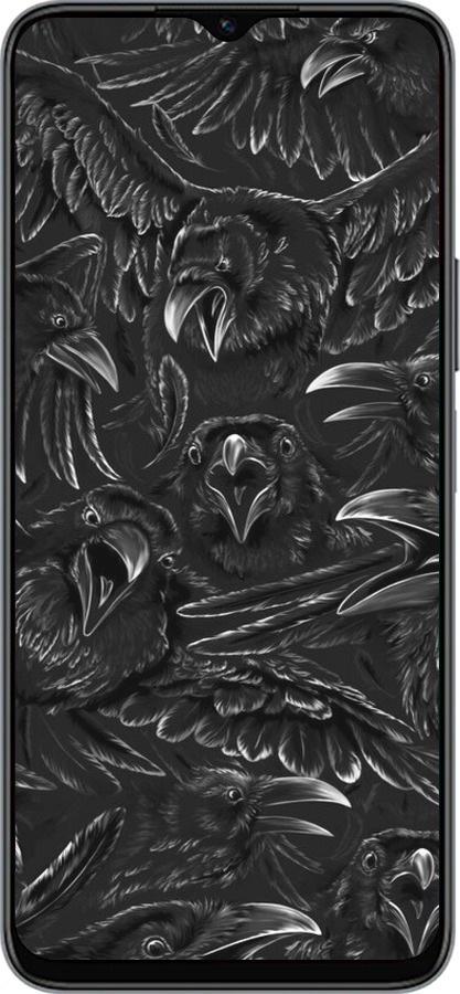 Силиконовый чехол Воронья ярость для Huawei honor X6 - 6474u-3341 изображение 