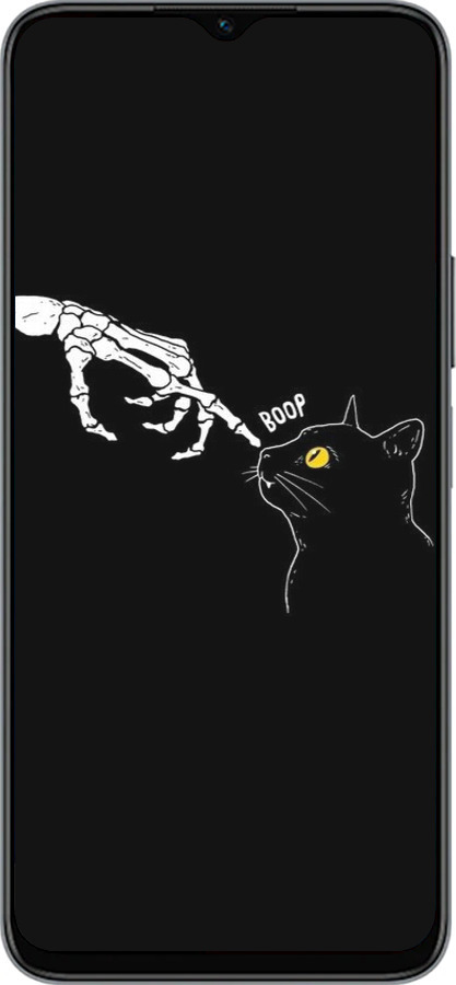 Силиконовый чехол Кошка для Huawei honor X6 - 6505u-3341 изображение 