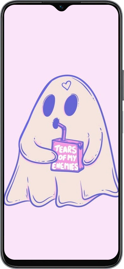 Силиконовый чехол Милый призрак для Huawei honor X6 - 6507u-3341 изображение 