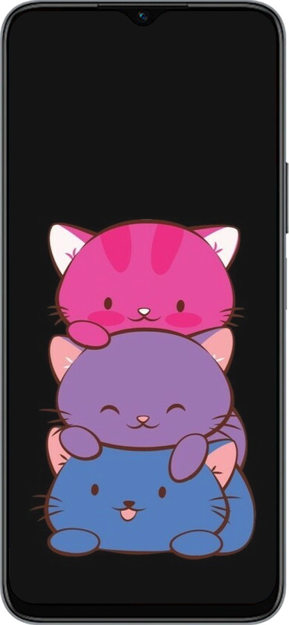 Силиконовый чехол Милые кошки для Huawei Honor X8 5G - 6518u-4149 изображение 