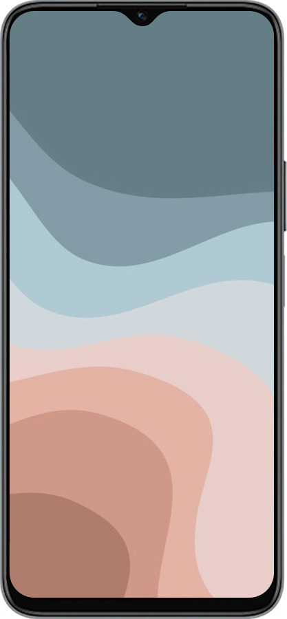 Силиконовый чехол С синими и розовыми волнами в стиле ретро для Huawei honor X6 - 6532u-3341 изображение 