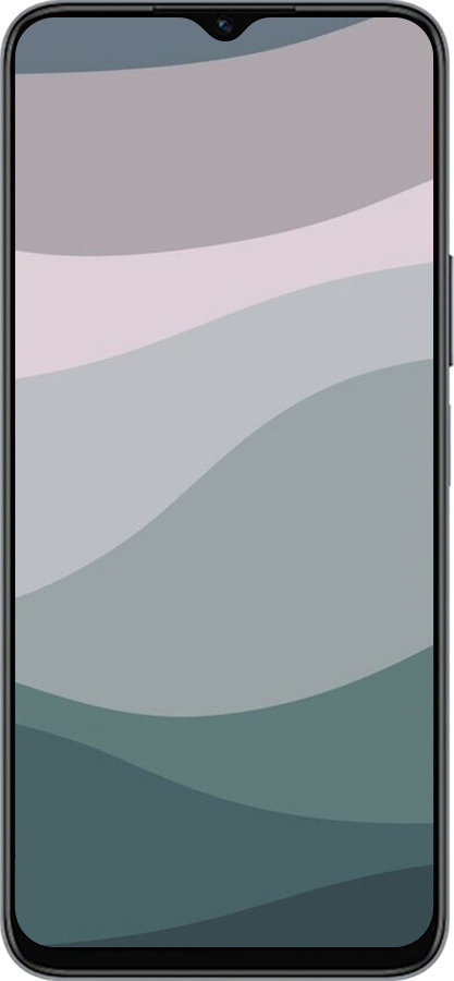 Силиконовый чехол С фиолетовым и бирюзовым ретро-стилем и волнами для Huawei honor X6 - 6533u-3341 изображение 