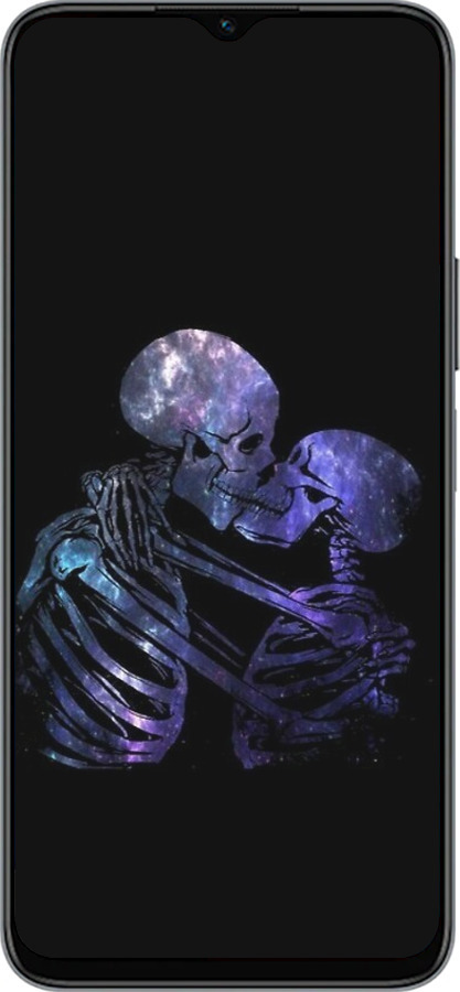 Силиконовый чехол С изображением скелета для Huawei honor X6 - 6537u-3341 изображение 