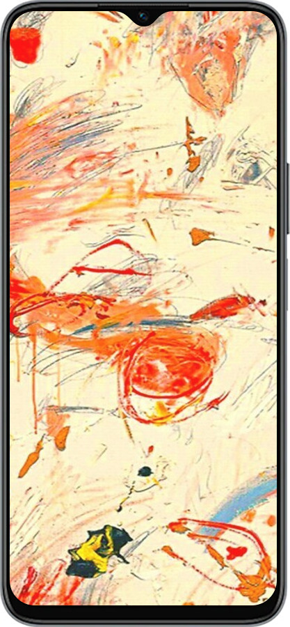 Силиконовый чехол Динамичная картина с хаотичными мазками для Huawei honor X6 - 6540u-3341 изображение 