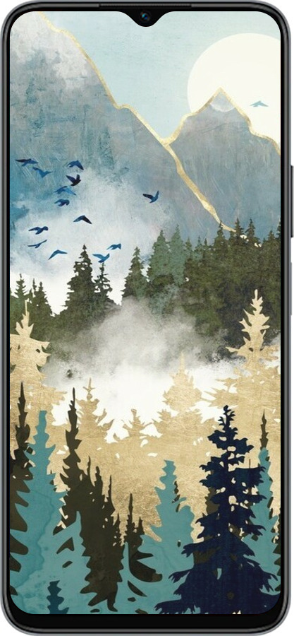 Силиконовый чехол С изображением лесного пейзажа для Huawei honor X6 - 6548u-3341 изображение 