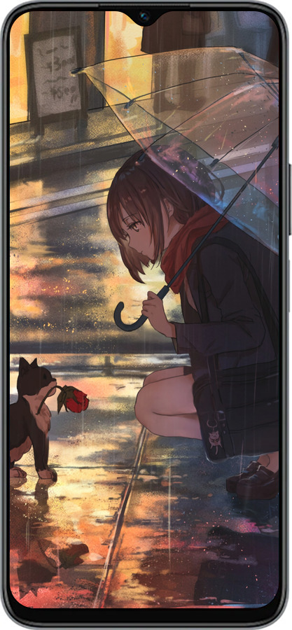 Силиконовый чехол Anime для Huawei honor X6 - 6609u-3341 изображение 