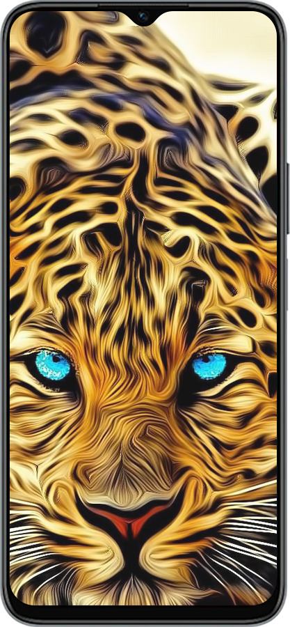 Силиконовый чехол Леопард для Huawei Honor X8 5G - 6611u-4149 изображение 