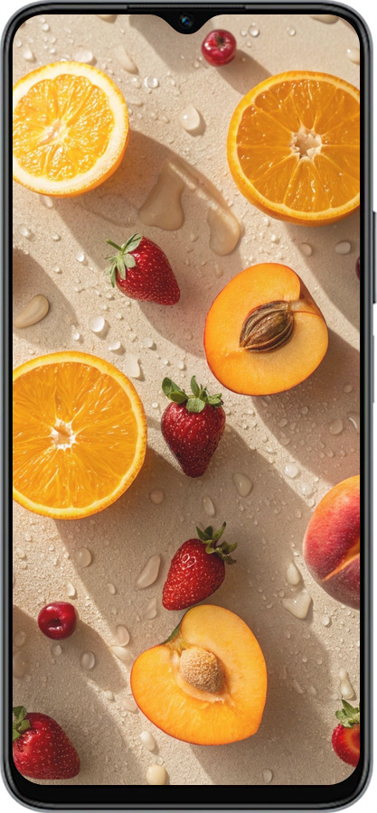 Силиконовый чехол Фрукты 3 для Huawei Honor X8 5G - 6703u-4149 изображение 