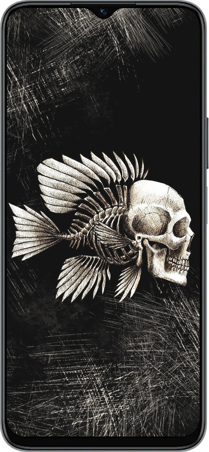 Силиконовый чехол Рыбо-человек для Huawei honor X6 - 683u-3341 изображение 