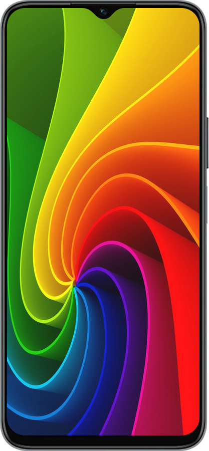 Силиконовый чехол Радужный вихрь для Huawei honor X6 - 747u-3341 изображение 