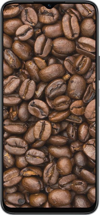 Силиконовый чехол Зёрна кофе для Huawei Honor X8 5G - 783u-4149 изображение 