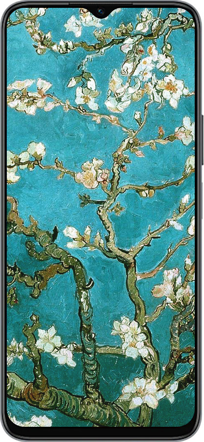 Силиконовый чехол Винсент Ван Гог. Сакура для Huawei Honor X8 5G - 841u-4149 изображение 