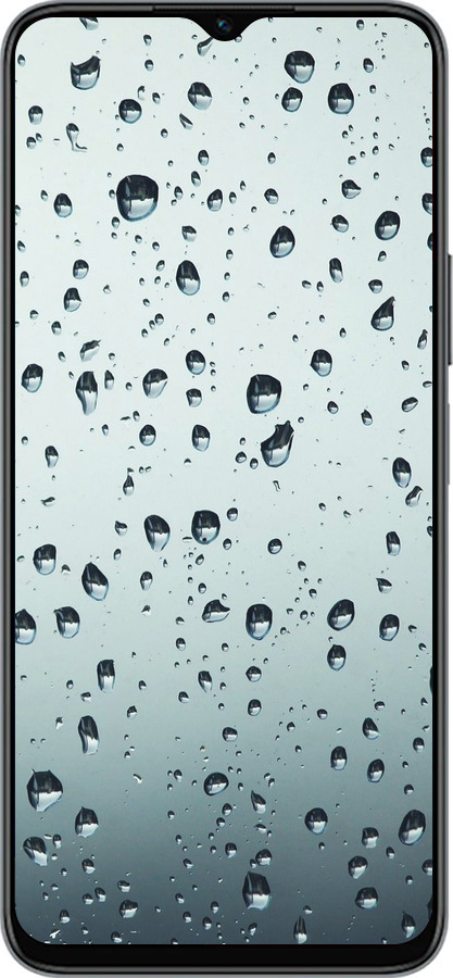 Силиконовый чехол Стекло в каплях для Huawei Honor X8 5G - 848u-4149 изображение 