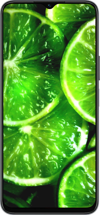 Силиконовый чехол Зелёные дольки лимона для Huawei honor X6 - 852u-3341 изображение 