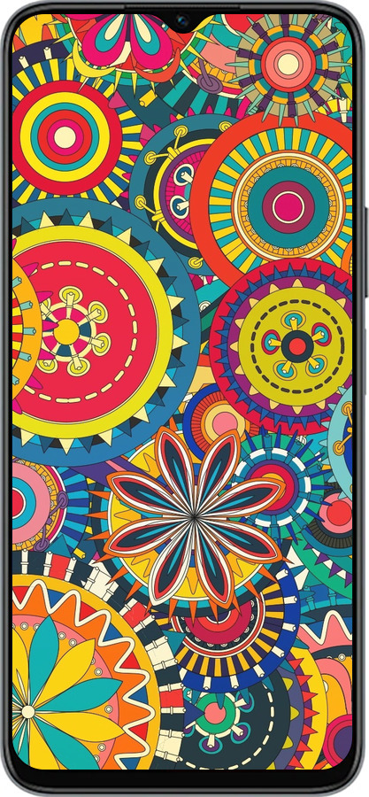 Силиконовый чехол Узор 5 для Huawei Honor X8 5G - 902u-4149 изображение 