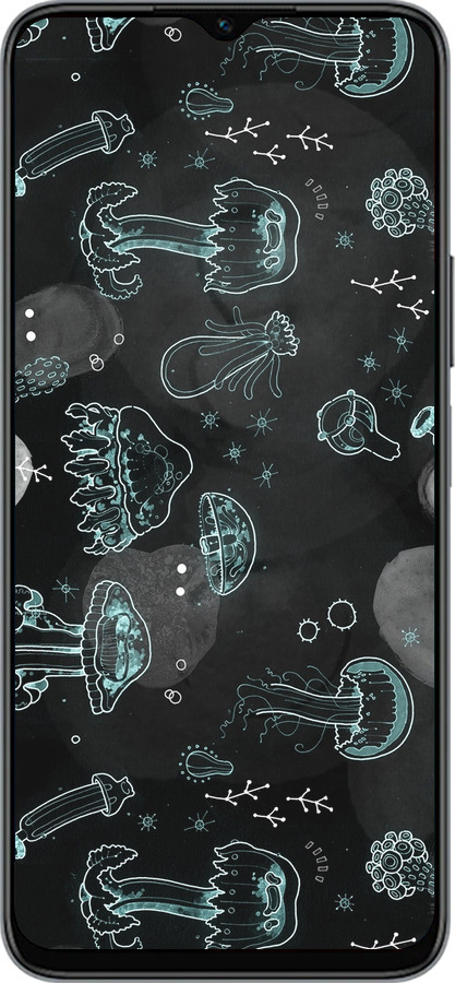 Силиконовый чехол Медузы для Huawei honor X6 - 906u-3341 изображение 