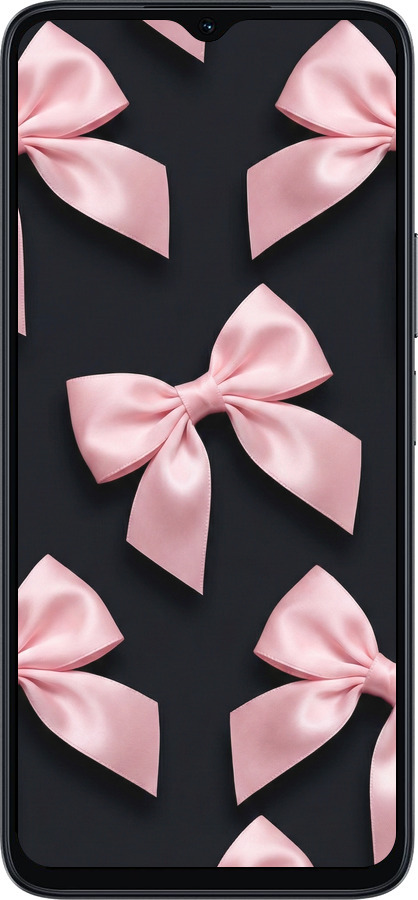 TPU чехол Coquette Ribbons Dark Coquette для Huawei honor X6A - 6767b-3340 изображение 