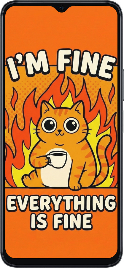 TPU чехол Funny Cat для Huawei honor X6A - 6786b-3340 изображение 