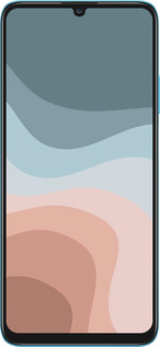 Силиконовый чехол С синими и розовыми волнами в стиле ретро для Huawei Honor X7A - 6532u-2981 изображение 