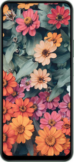 Силиконовый чехол Beauty flowers для Huawei Honor Play 60 Plus - 4050u-4109 изображение 