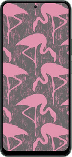 Силиконовый чехол Vintage-Flamingos для Huawei Honor X7c - 4171u-3874 изображение 