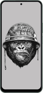 Силиконовый чехол military monkey для Huawei Honor Play 60 Plus - 4177u-4109 изображение 