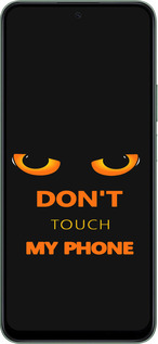 Силиконовый чехол Don't touch the phone для Huawei Honor X7c - 4261u-3874 изображение 