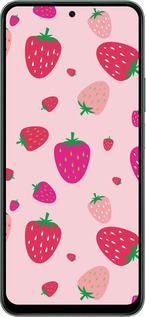 Силиконовый чехол Клубнички для Huawei Honor X7c - 4332u-3874 изображение 