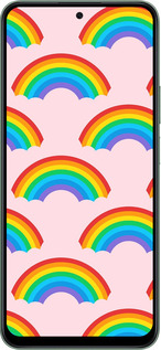 Силиконовый чехол Rainbows для Huawei Honor X7c - 4478u-3874 изображение 