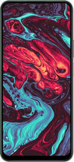 Силиконовый чехол Синяя красная абстакция для Huawei Honor X7c - 5339u-3874 изображение 